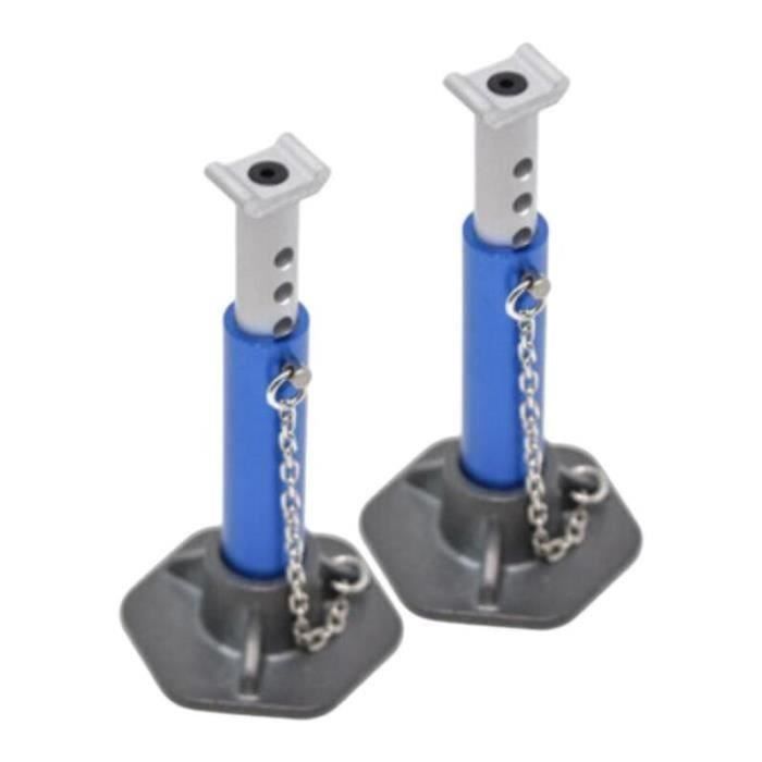 Amortisseur Réglable En Métal Pour SCX10 D90 – 1/10 RC Crawler – Longueur 120 Mm – Bleu