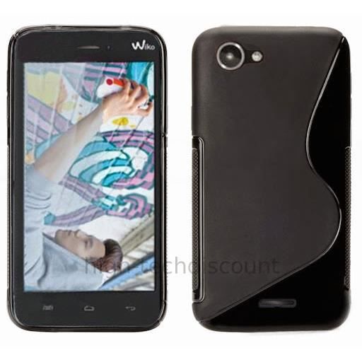 Housse Gel Wiko Cink Slim 2 – Coque Cercle Translucide Bleue – KARYLAX