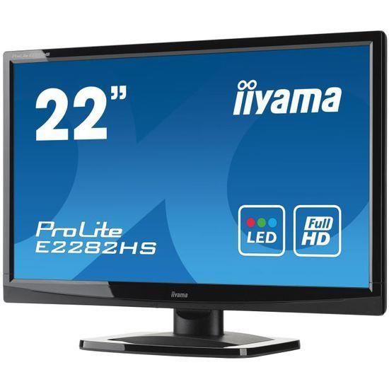 Écran 22 LED FHD Iiyama ProLite E2282HS-B1 - Iiyama