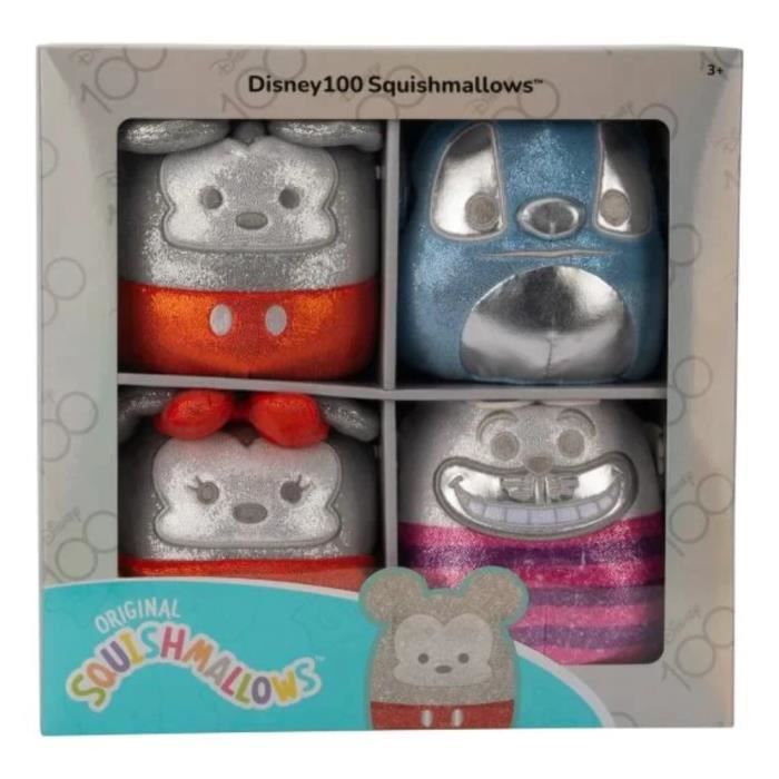 Peluche - Squishmallow - Disney 100 (mickey Stitch Cheshire Cat Minnie) 125  - Cdiscount Jeux - Jouets