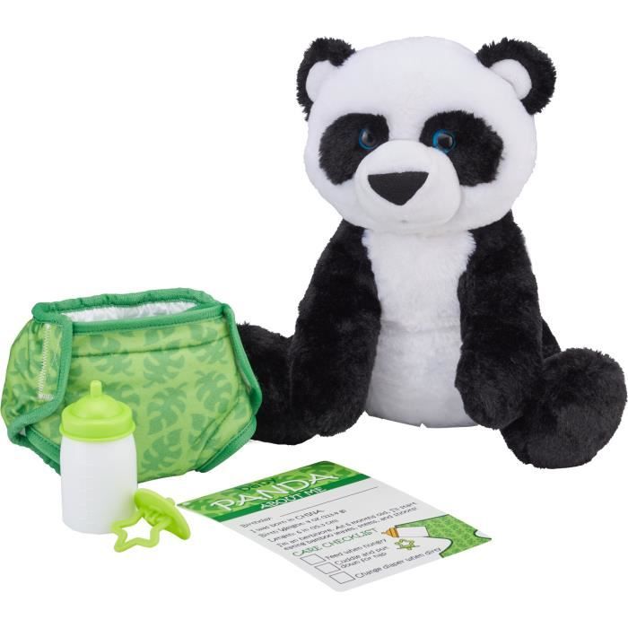 BRUBAKER Peluche géante XXL - Panda Nounours - 100 cm - Cœur en