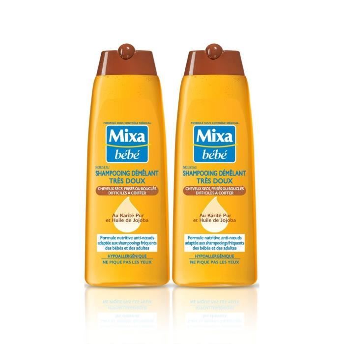 Mixa Bebe Shampoing Karite Demelant Tres Doux Lot De 2 Cdiscount Puericulture Eveil Bebe