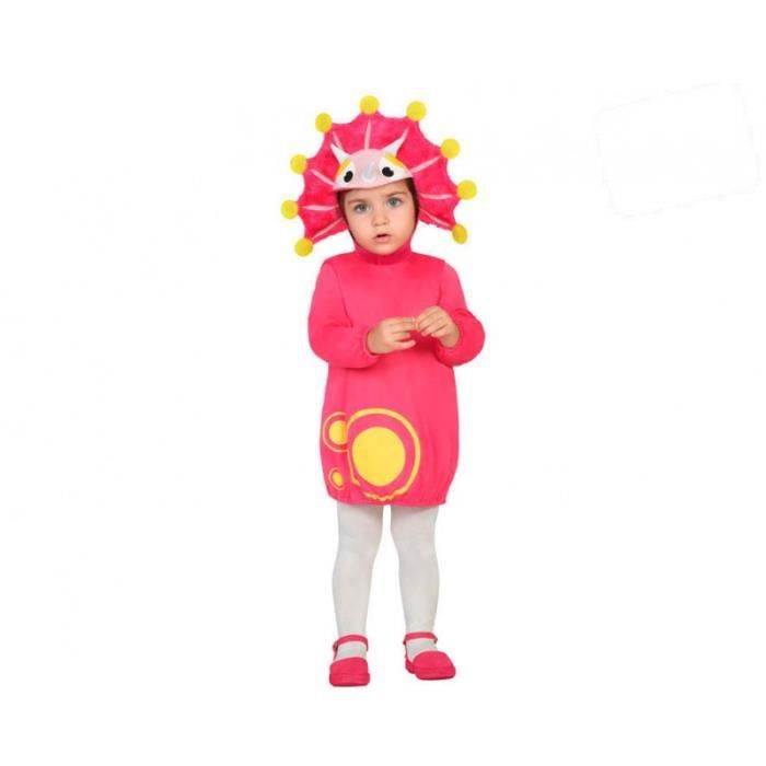 déguisement dragon rose pour bébé - ac-déco - taille 0-6 mois - costume pour carnaval, halloween ou fête à thème