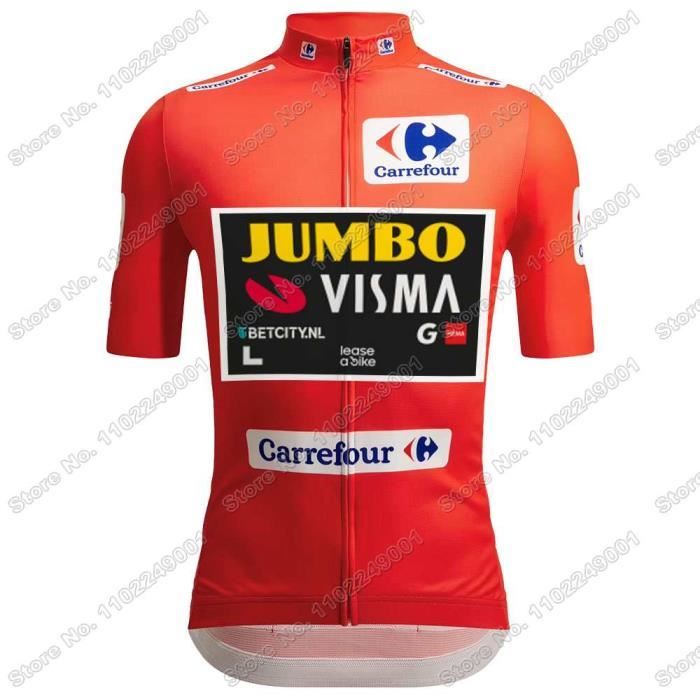 AGU Maillot U00e0 Manches Longues Jumbo-Visma Replica Tour De