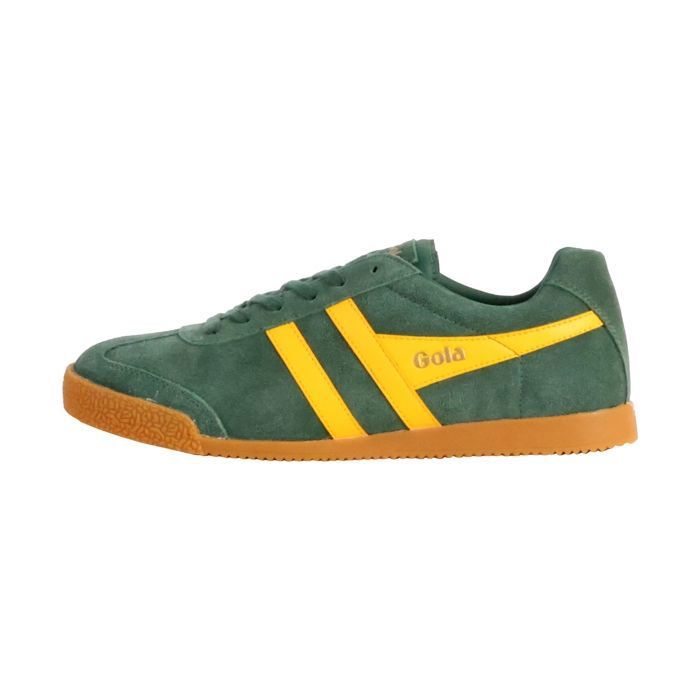 Gola Baskets Gola Harrier Suède - Kaki - Homme - Lacets