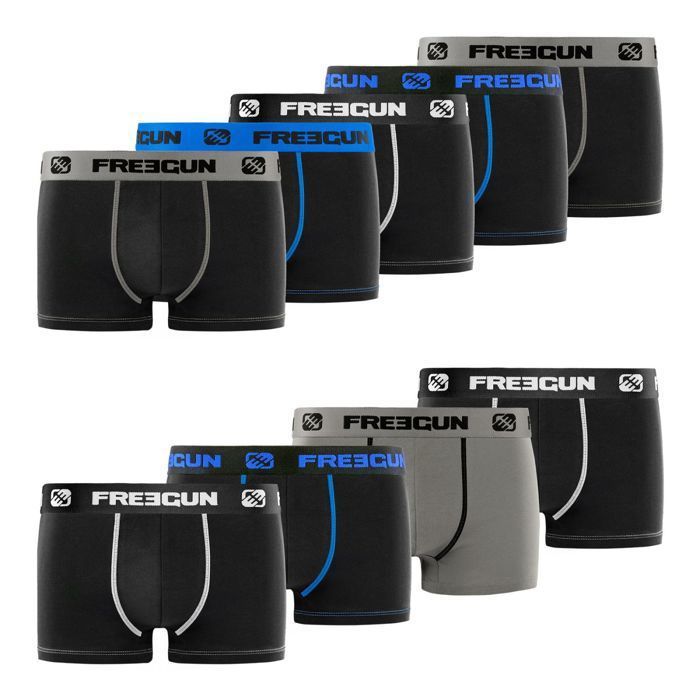 Boxer Homme Coton Lot De 4 | Caleçon Stretch Confortable Hypoallergénique