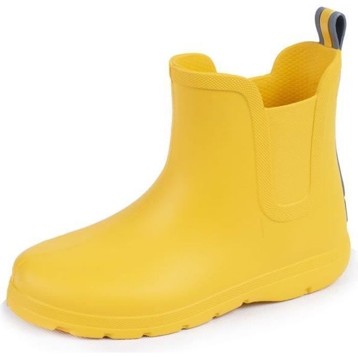 Bottes de pluie jaunes pas cher Mes Chaussures