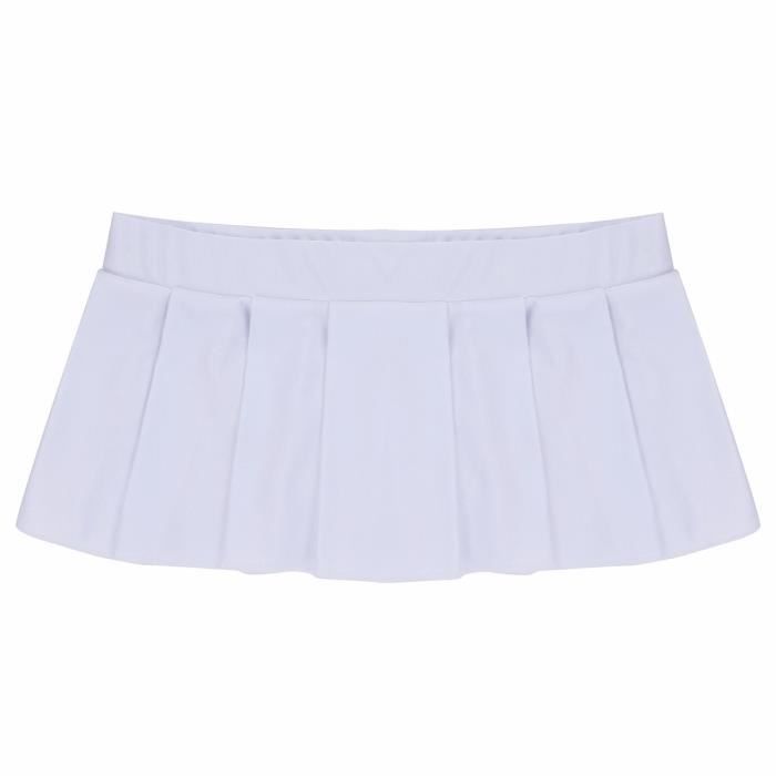 Jupe Vintage Noire Plissée Boutons Enveloppants – Style Mini écolière Années 90 Y2K Grunge