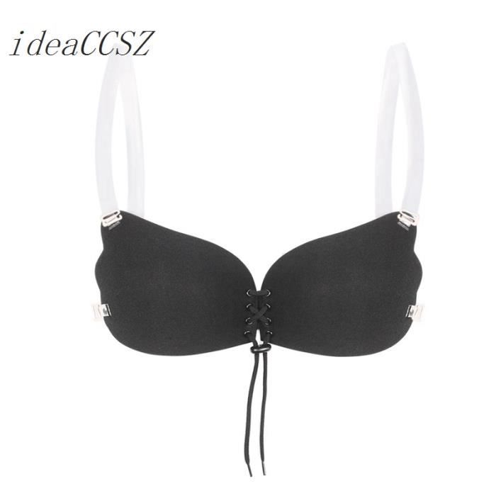 Soutien-Gorge Push-Up Adhésif Invisible Sans Bretelles - Réutilisable Pour Robe Dos Nu Mariage