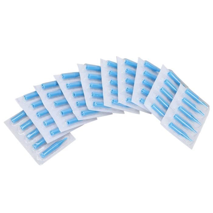 Embouts D'Aiguilles Dentaires Pré-Courbés - Pour Application De Gel De Gravure, Résine Composite, Acide