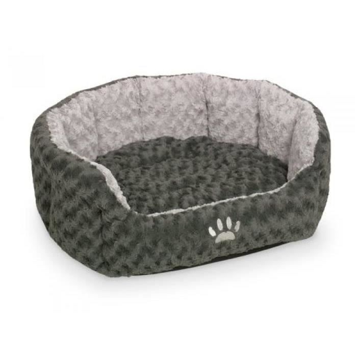 Comparer les prix de Panier pour Chien - NOBBY - SEOLI - Ovale - Polaire - 45x40x19 cm
