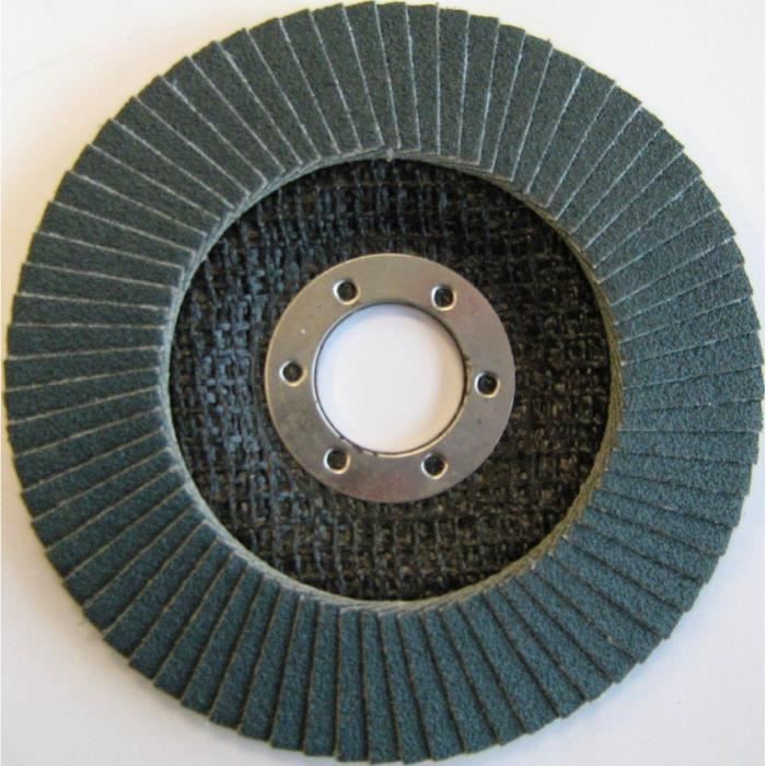 Lot De 20 Disques à Lamelles 125mm Mix Grains 40/60/80/120 - Pour Meuleuse D'Angle - Ponçage Métal Bois