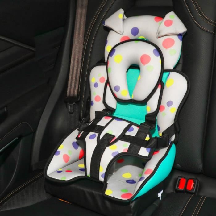 Siège de sécurité de voiture d'enfants de dessin animé portatif pour le bébé de 6 mois à 12 ans cochon de ballon