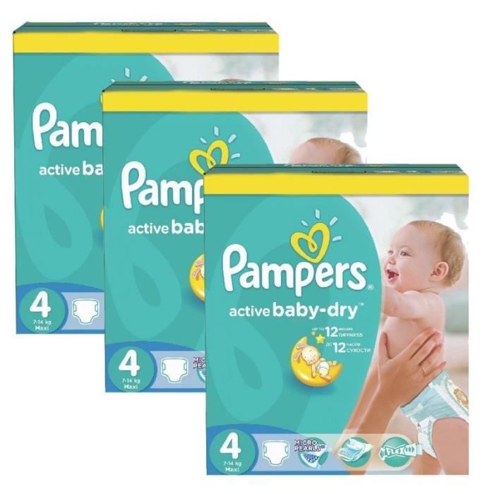 Pampers active fit taille 4 Achat / Vente pas cher