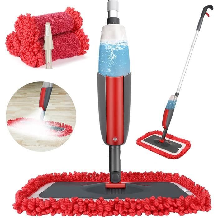 Balai Microfibres avec Vaporisateur