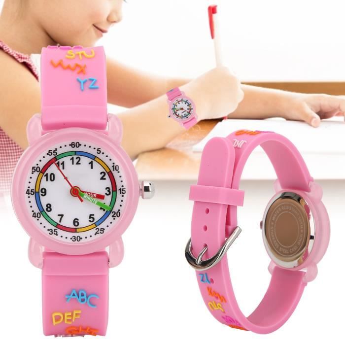 Montre Bracelet Enfant "J'aime Lire" - Publicitaire, Quartz, Multicolore - Occasion