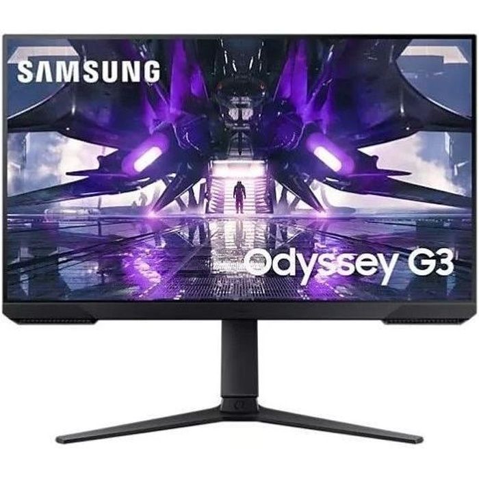 Ecran PC Gamer - SAMSUNG - Gaming Odyssey G3 LS27AG300NRXEN - 27''- VA - 1 ms - 144Hz - AMD FreeSync - Pied modulable