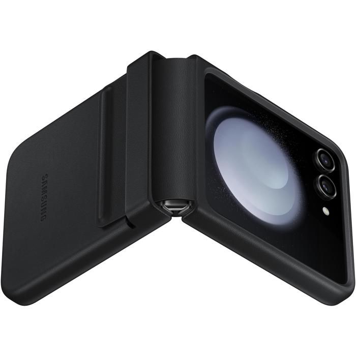 Coque Samsung Galaxy Z Flip 5 Cuir Écologique Souple Mixte - vue 2