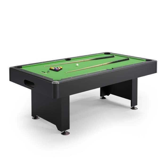 Billard Convertible En Table à Manger 8 Personnes Verviers Wengé, Vert