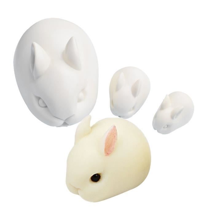 Srup Moules En Silicone Lapin De Pâques - Lot De 2, Pour Bougies 3D, Décoration Festive