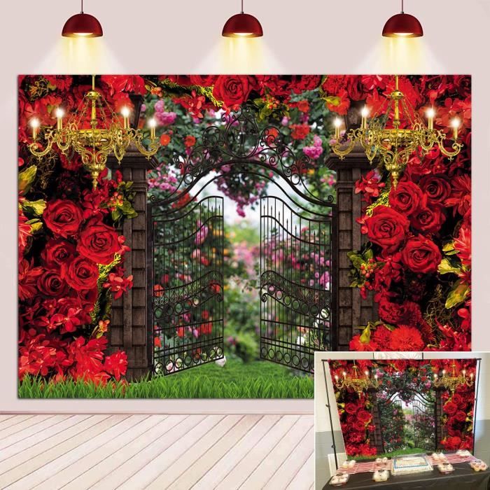 Toile De Fond Friends 2,1x1,5m - Motif Mur Briques Rouges Années 90 - Pour Photo Booth Et Décoration