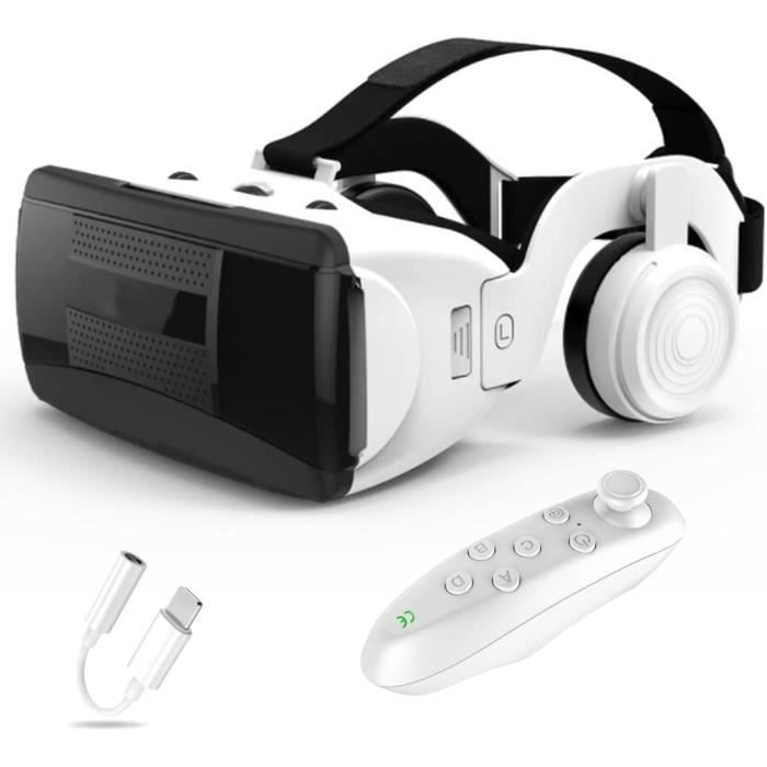 Casque VR 3D Pour Smartphone 5,5-6,7 Pouces – Avec Contrôleur Et Champ De Vision 110° | IOS Et Android