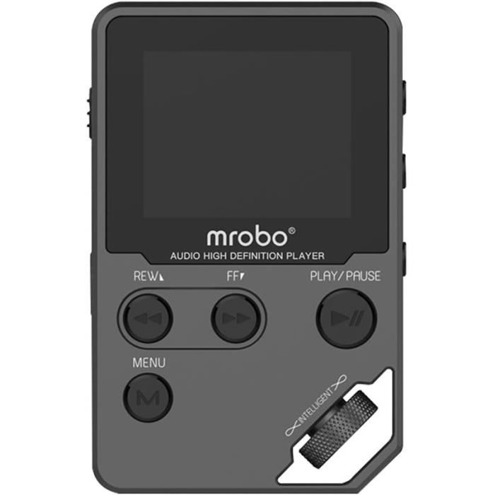 Mini Lecteur MP3 Sans Perte HiFi Portable – Baladeur Musique Étudiant Avec Écouteurs, Batterie 180 MAh, Carte SD 64 Go, Idéal Sport & Études (Bleu)