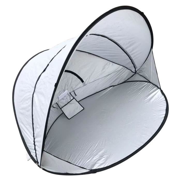 Relaxdays Abri de plage pliable dôme solaire tente de plage soleil mer
