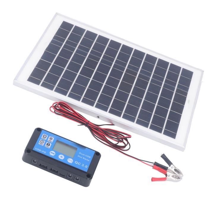 Petit Panneau Solaire 50W En Kit Avec Régulateur MPPT Pour