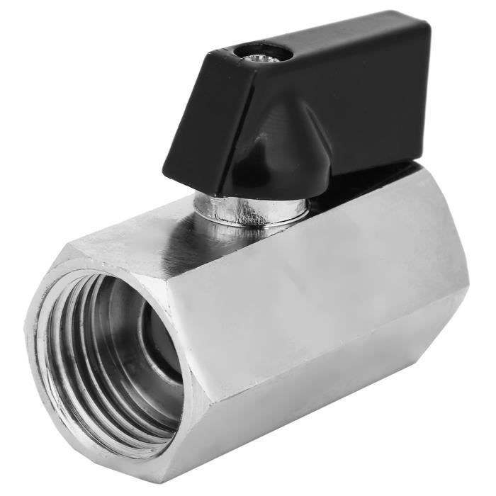 PATIKIL 1/4 NPT Laiton Mini Boule Vanne 2Pcs NPT Femelle à PATIKIL 1/4 NPT Laiton Mini Boule Vanne 2Pcs NPT Femelle à