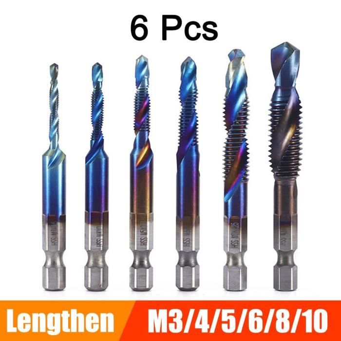 Taraud M4 X 0.7 H2 Point Spirale 100 Mm – Acier Rapide Revêtu Titane