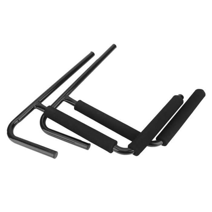 1 Paire Support Kayak Murale Portekayaks Support de Surfboard noir