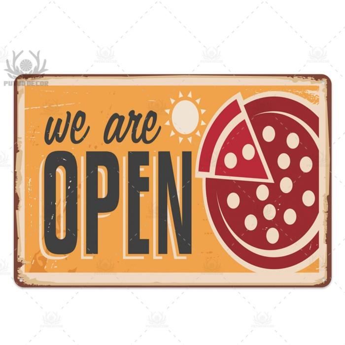 Plaque Murale Vintage En Métal Pour Intérieur Et Extérieur, Plage, Jardin, Baignoire, Bar, Ferme, Café, Porte, Clôture, Mur D'art 20,3 X 30,5 Cm