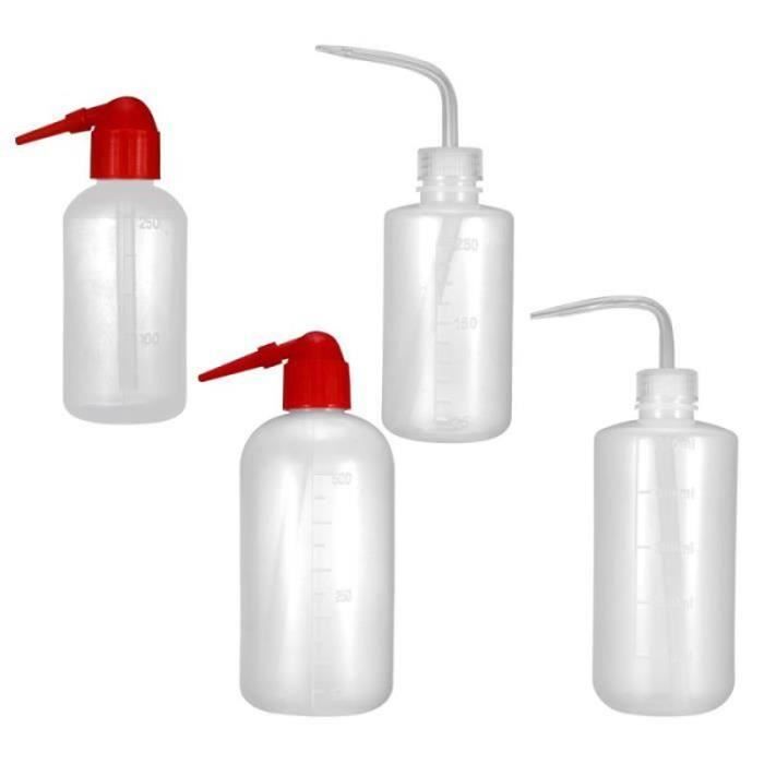 Bouteille De Lavage Laboratoire 250 Ml - Bec Verseur Précision, Bouchon Sécurisé - Pour Nettoyage, Arrosage Plantes