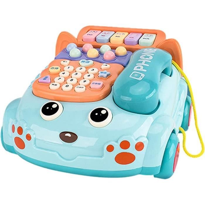 Téléphone pour bébé, Jouet pour téléphone portable pour bébé avec lumières  et musique, jouets d’apprentissage précoce