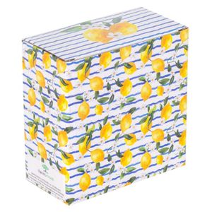 jenesaisquoi Poster avec cadre imprimé sur le marché aux fruits de citron, œuvre d'art naturelle colorée, orange et vert pour décoration d'intérieur, chambre à coucher (20,3 x 25,4 x 7,6 cm