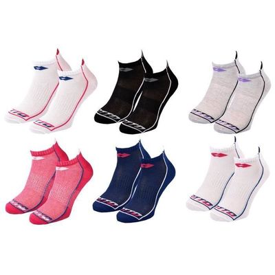 Chaussettes Femme LOTTO Pack de 6 paires SNEAKER 6459 Pack de 6 paires sneaker 6459 Cdiscount Pret a Porter