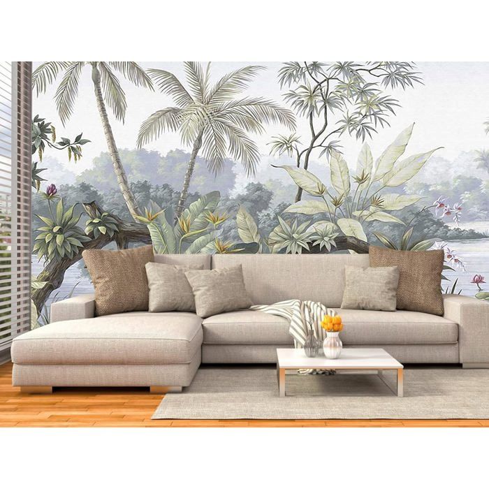 Papier Peint Panoramique Jungle,400x280cm Papier Peint Soie Jungle ...
