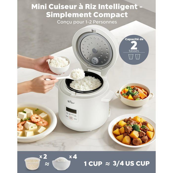 Cuiseur à Riz - DUOKU - 9 Litres - Cuisson Rapide - Maintien Au Chaud