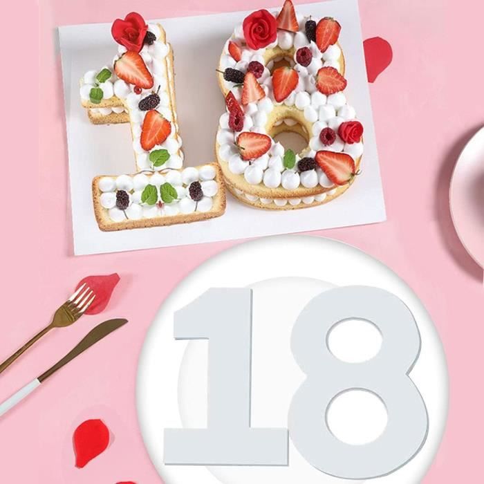 Moule à Gâteau Chiffre 1 En Silicone – 25 Cm, Antiadhésif, Sans BPA, Pour Anniversaire