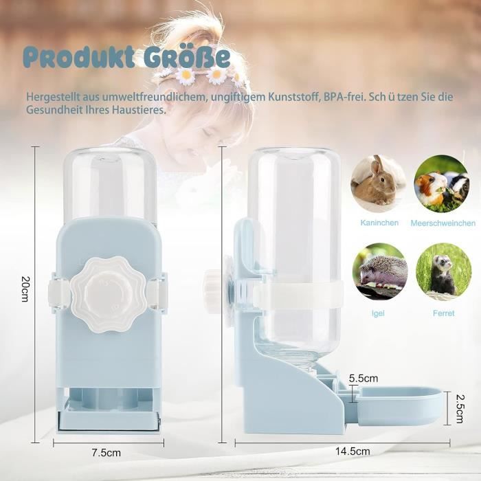 Distributeur D'eau Pour Fourmis - 2 Pièces De 5 Ml, Nid Visible, Facile à Utiliser - 12