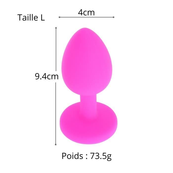 Plug Anal Rosebud En Acier Inoxydable Vert - Taille L (40x95mm), 150g, Avec Pochette Velours