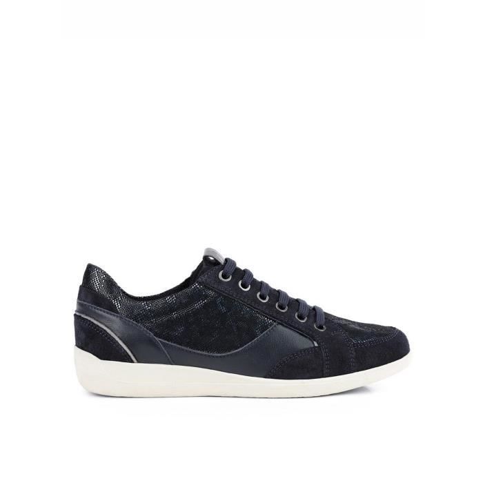 Baskets montantes Geox MYRIA Femme Scintillantes Deux Tons Talon compens