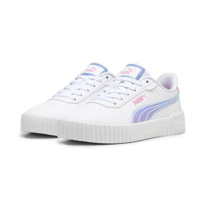 Baskets fille Puma Carina 2.0 White Cdiscount Chaussures