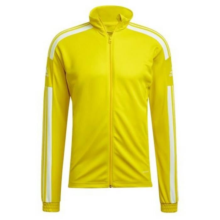 Jogging Homme Adidas Aerodry Jaune et Noir Respirant Manches longues Multisport