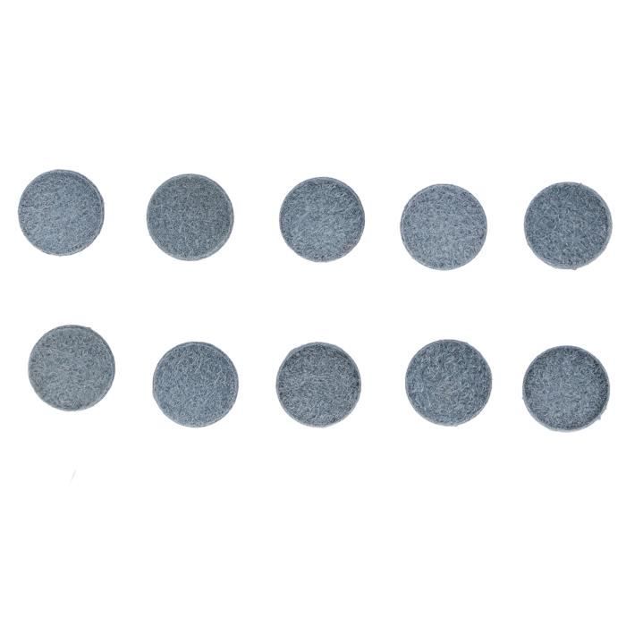 30 Embouts De Queue De Billard PATIKIL - Diamètre 9mm, Hauteur 5mm - Cuir Synthétique Résistant à L'Usure