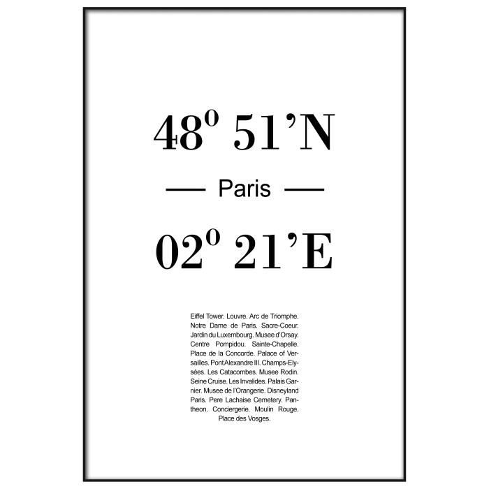 Poster Panorama Prada Blanc 70x50 cm - Imprimée sur Poster