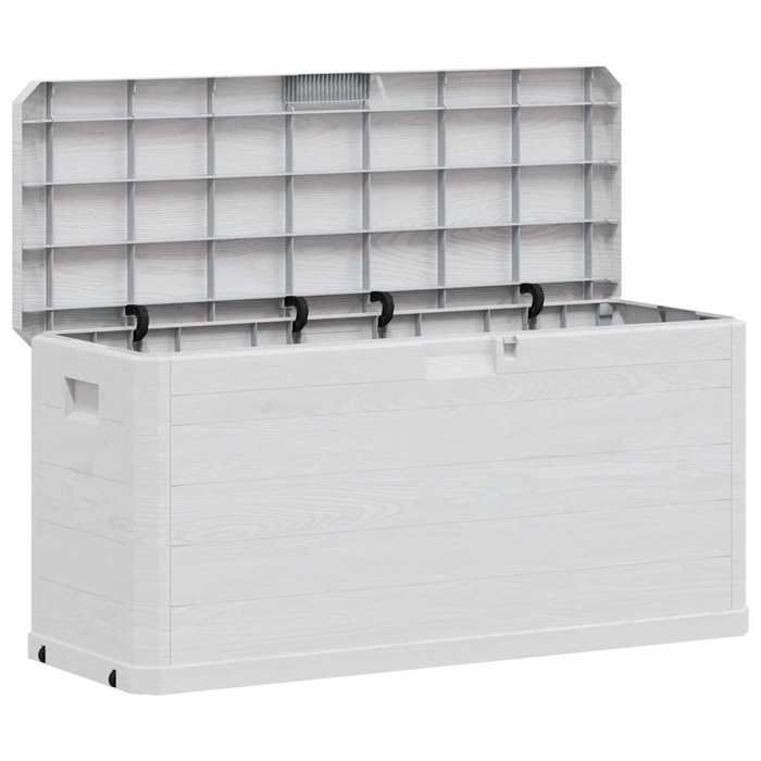 Boîte De Rangement Jardin VidaXL Anthracite - Coffre Stockage Extérieur Outils Et Coussins 171x99x93 Cm