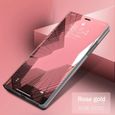 Coque pour Redmi Note 10 4G (6,42") design Tendance Effet Miroir Anti Choc Protection Renforcée Rose-2
