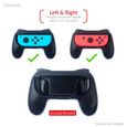 INSTEN® Pour Manette Joy-Con Nintendo Switch : Pack Lot de 2 Supports Grips confort ergonomique, Noir [Manettes Joy-Con NON INCLU…-2
